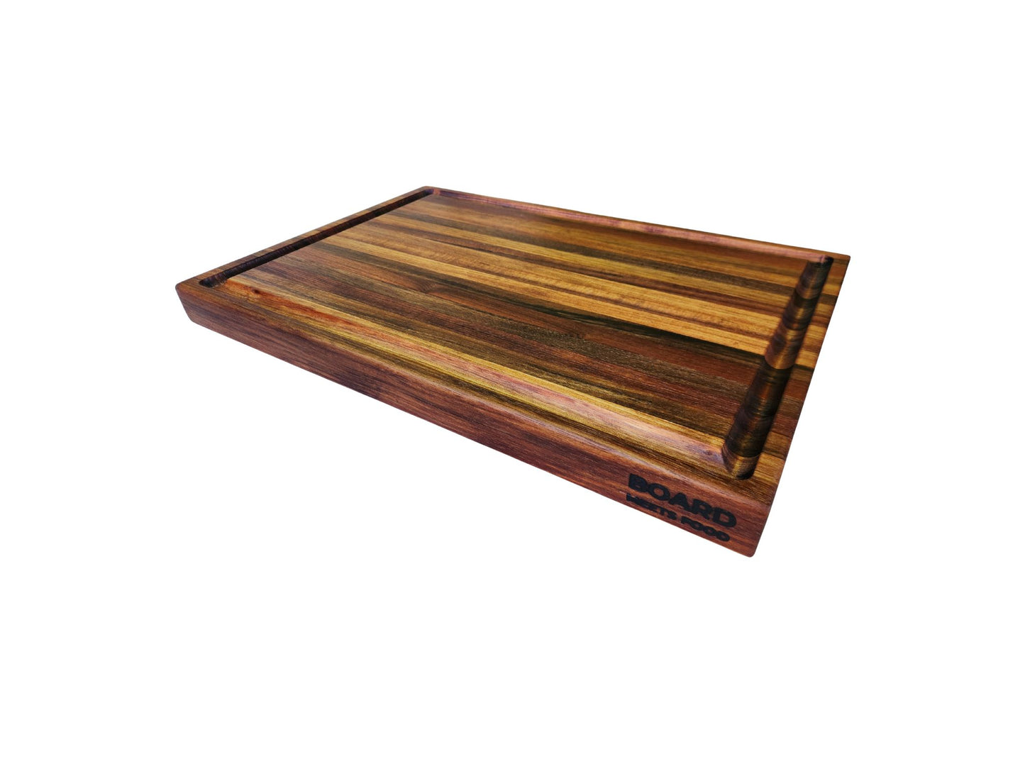 Australian handcrafted Blackwood board, 500x350x40mm, food-safe finish